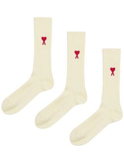 embroidered-logo ankle socks