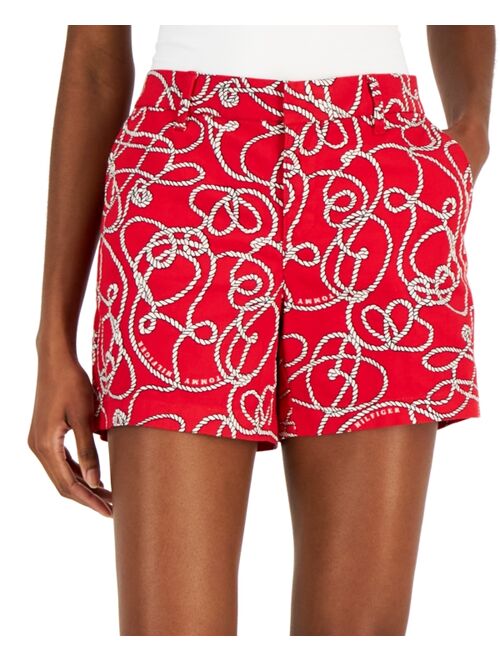 Tommy Hilfiger Women's Rope Print Hollywood Shorts