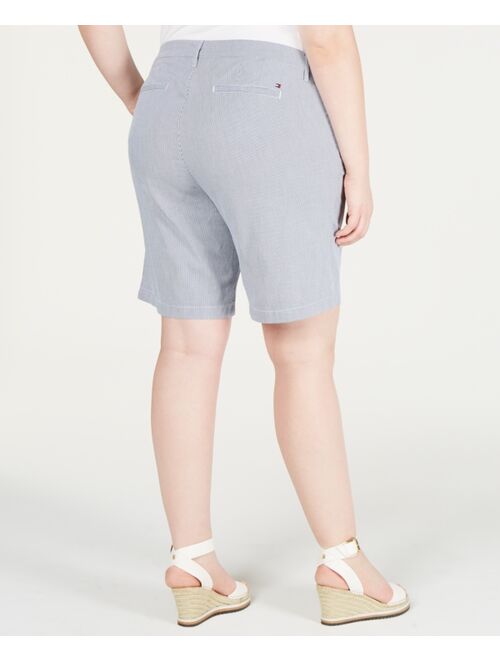 Tommy Hilfiger Plus Size Hollywood Chino Shorts, Created for Macy's