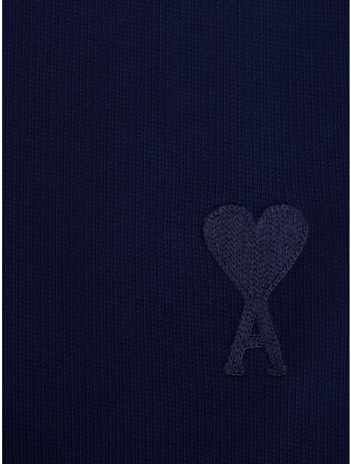 AMI Paris embroidered-logo cotton track pants