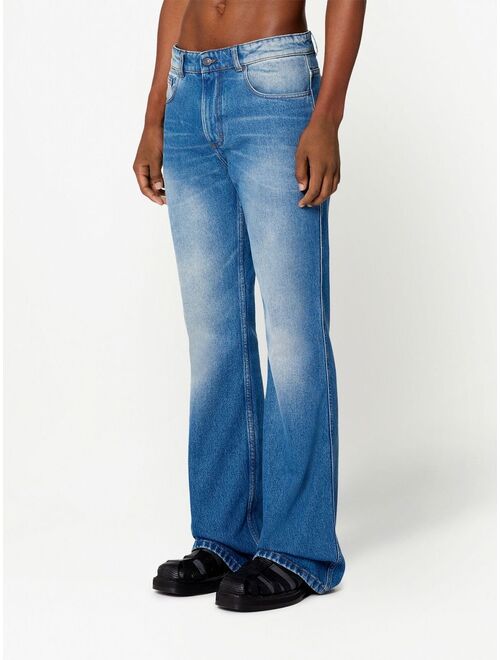AMI Paris flared-leg jeans