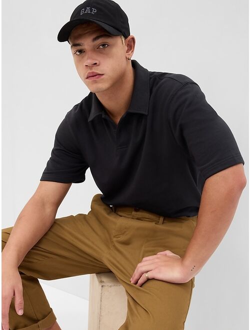 Gap French Terry Polo Shirt