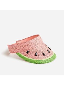 Girls' watermelon visor