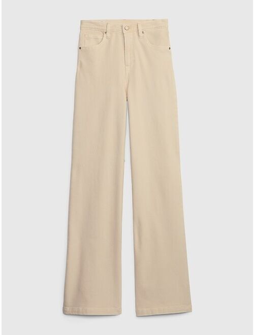 Gap High Rise Stride Jeans with Washwell