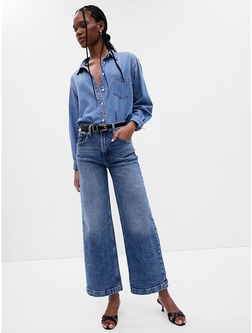 Gap High Rise Stride Ankle Jeans with Washwell
