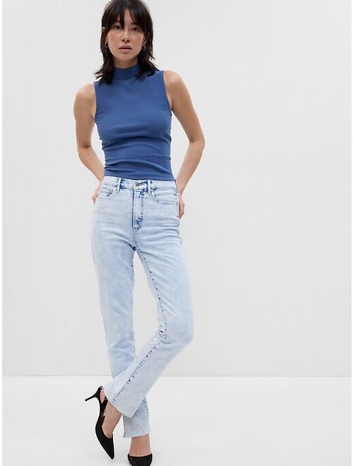 Gap High Rise Split-Hem Vintage Slim Jeans with Washwell