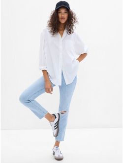 Mid Rise Vintage Slim Jeans with Washwell