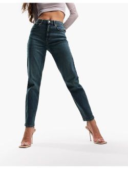 Hourglass slim mom jeans in mid blue