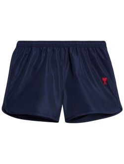 logo-embroidered swim shorts