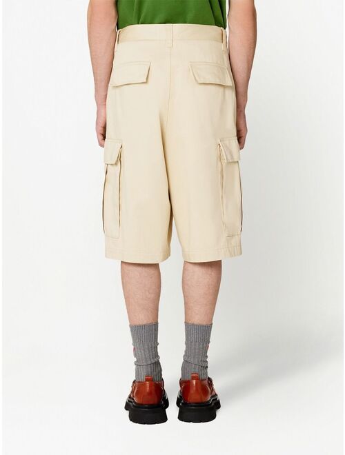 AMI Paris straight-leg cargo shorts