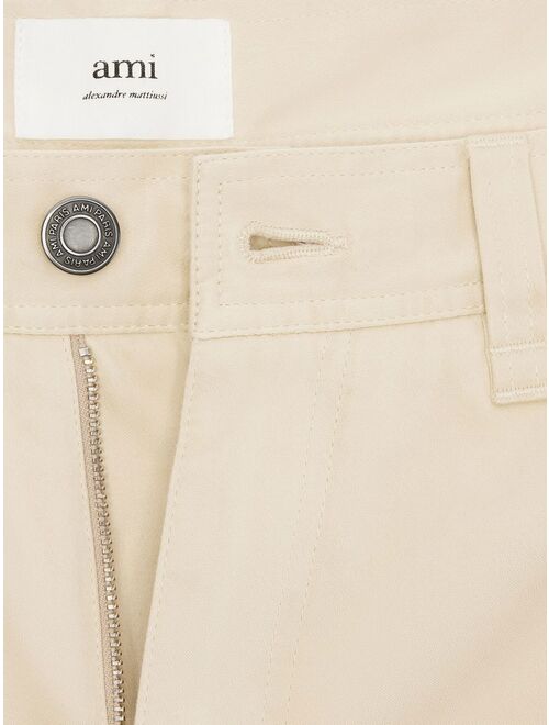 AMI Paris straight-leg cargo shorts