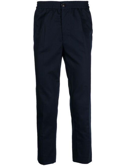 AMI Paris cropped tapered trousers