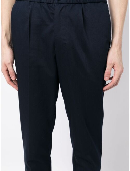 AMI Paris cropped tapered trousers