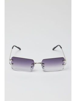 Urban Outfitters Berkeley Rimless Rectangle Sunglasses