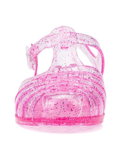 Olivia Miller Toddler Girls' Glitter Jelly Sandals