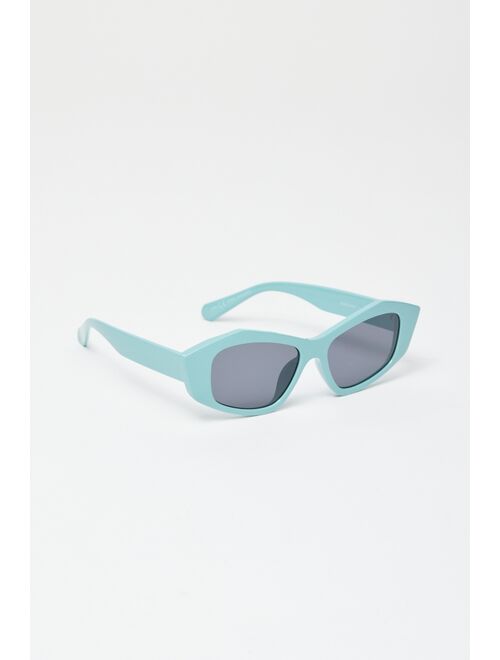 Urban Outfitters Mac Angled Rectangle Sunglasses