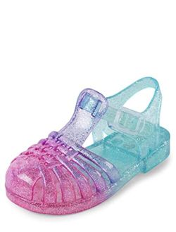 Unisex-Child and Toddler Girls Jelly Fisherman Sandals