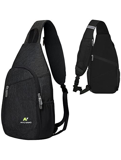 N NEVO RHINO Crossbody Bag Sling Backpack Sling Bag Travel Hiking Chest Bag Outdoor Sports Daypack