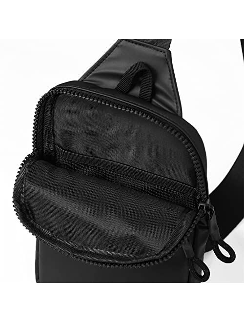 ANBEKO Small Crossbody Sling Bag Fanny Packs for Men Women, Mini Travel Shoulder Messenger Bag Chest Bag