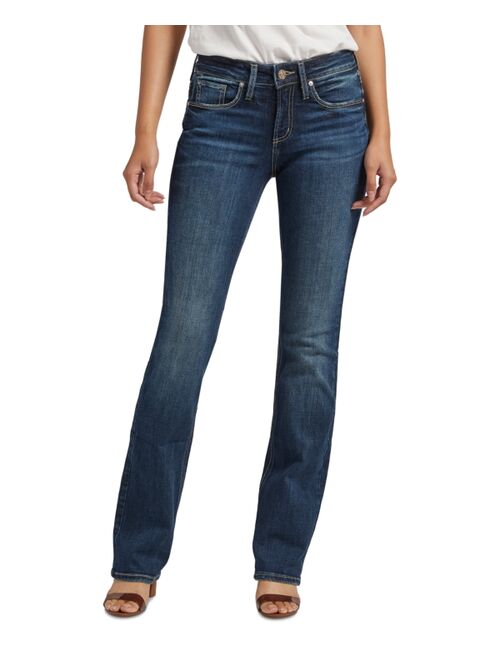 Silver Jeans Co. Women's Suki Mid-Rise Slim Bootcut Jeans