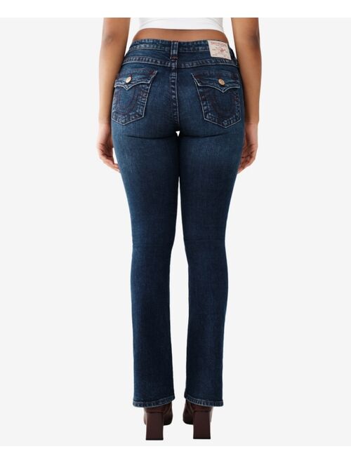 True Religion Women's Becca Mid Rise Bootcut Jeans