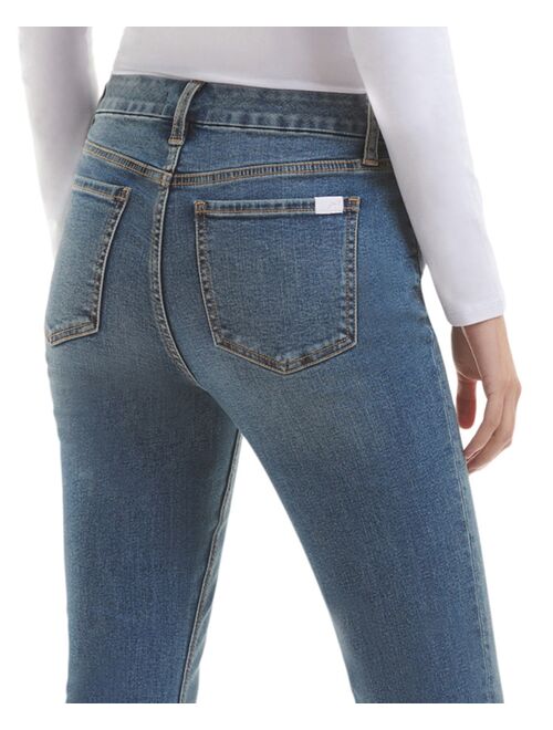 JEN7 by 7 For All Mankind Women's Slit-Hem Slim Bootcut Jeans