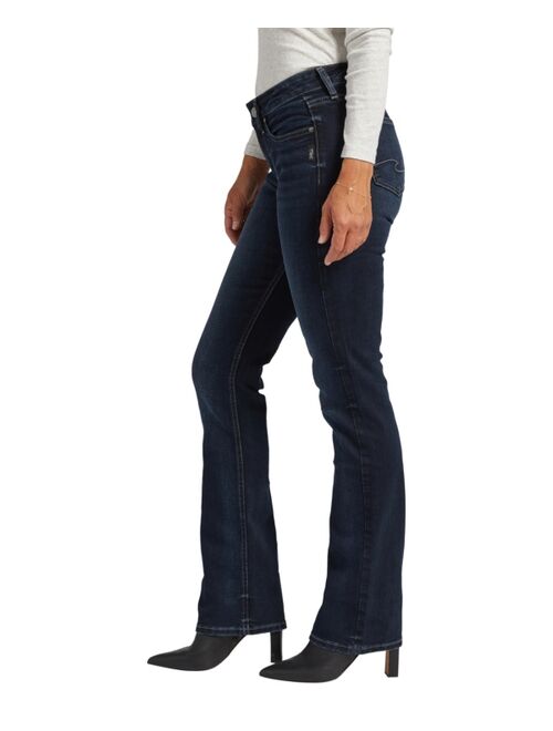 Silver Jeans Co. Women's Suki Mid Rise Slim Bootcut Jeans