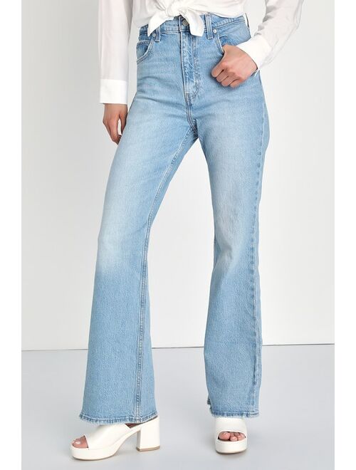 Levi's 70s High Flare Light Blue High-Waisted Jeans