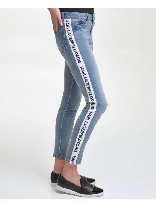 Karl Lagerfeld Paris Women's Logo Taping Jeans