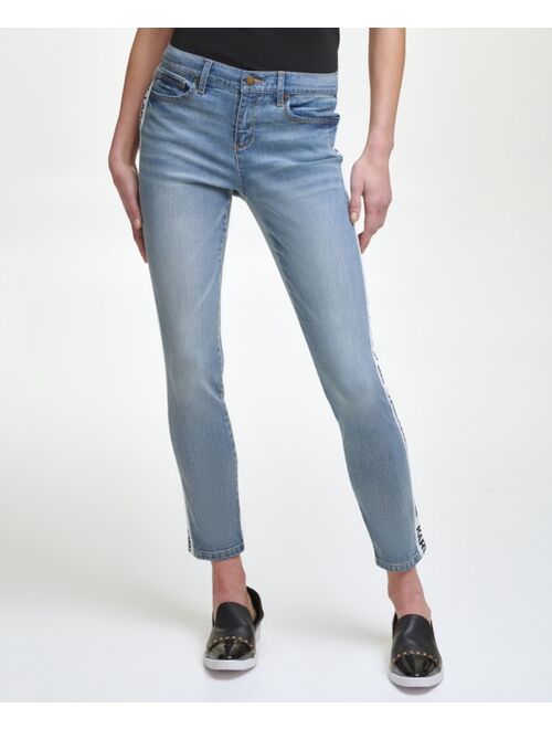 Karl Lagerfeld Paris Women's Logo Taping Jeans