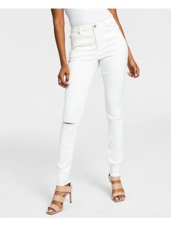 Women's Mid-Rise Ripped Skinny Jeans, Created for Macy's