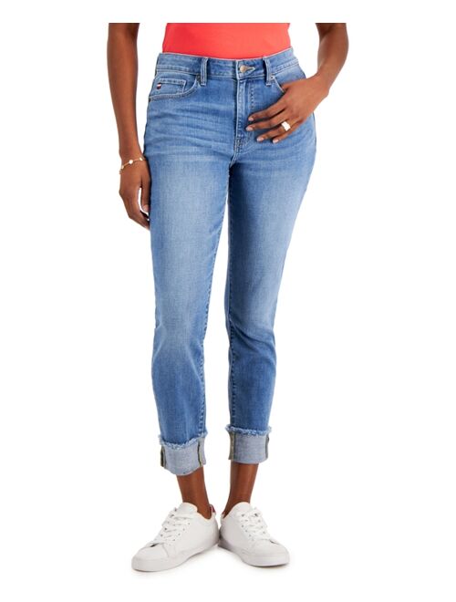 Tommy Hilfiger Tribeca TH Flex Light Rinse Skinny Cuff Jeans