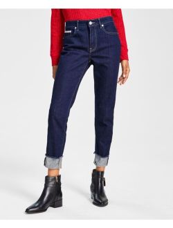 Women's Tribeca TH Flex Raw-Cuff Skinny Jeans