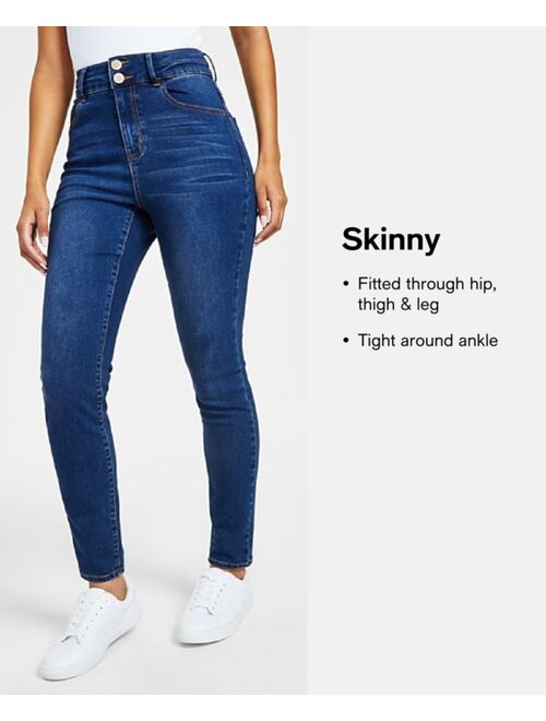 Tommy Hilfiger Women's Tribeca TH Flex Raw-Cuff Skinny Jeans
