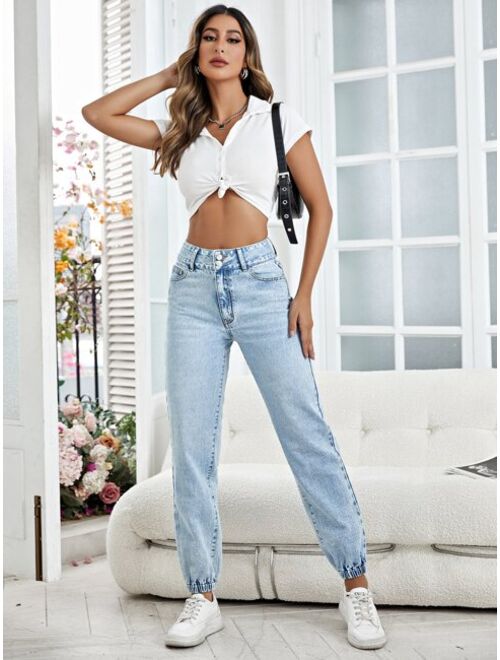 Shein High Waist Jogger Jeans