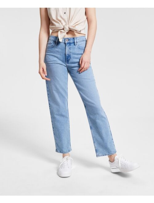 Calvin Klein Jeans Women's High-Rise Straight-Leg Jeans
