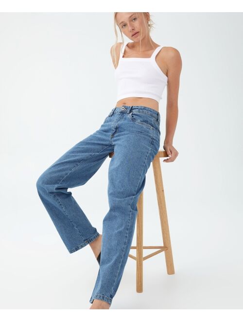 COTTON ON Women's Low Rise Straight Jeans
