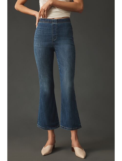 Pilcro Pull-On Mid-Rise Crop Flare Jeans