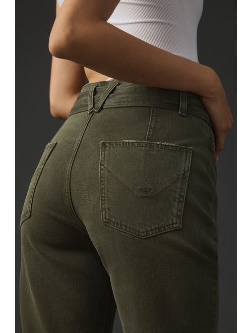 Hudson Utility Straight-Leg Ankle Jeans