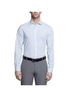 Men's Dress Shirts Non Iron Stretch Regular Fit Check