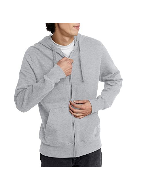 Hanes Men's Originals Full, Heavyweight Fleece Sweatshirt, Zip-up Hoodie