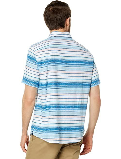 Southern Tide Short Sleeve Cooley Stripe Sport Shirt