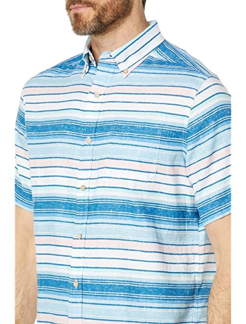Southern Tide Short Sleeve Cooley Stripe Sport Shirt