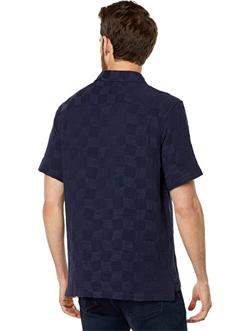 Madewell Short Sleeve Easy Shirt - Novelty Checker Texture