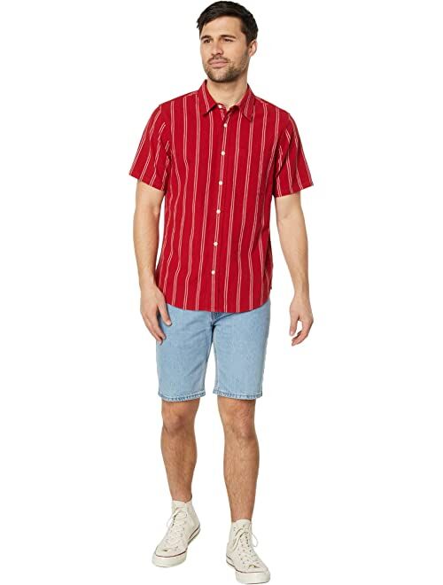 Madewell Short Sleeve Perfect Shirt - Crinkle Cotton