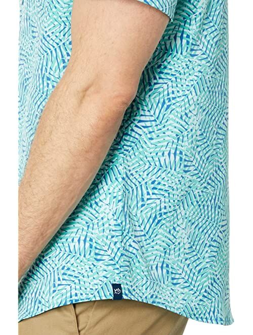 Southern Tide Short Sleeve Intercoastal Vibin Palm Sport Shirt