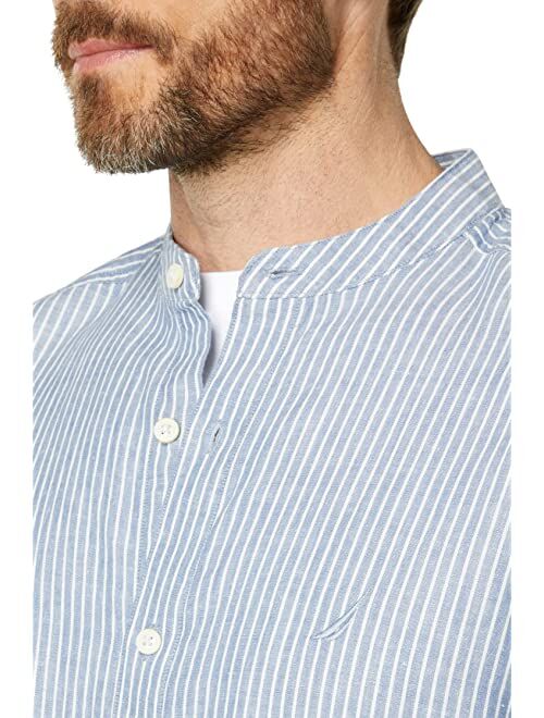 Nautica Sustainably Crafted Linen Short Sleeve Shirt