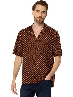 Short Sleeve Boxy Shirt - Modal Drapey Print