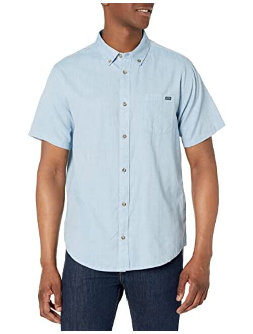 Billabong Men's Classic Sundays Woven Short Sleeve Short Sleeve Shirt