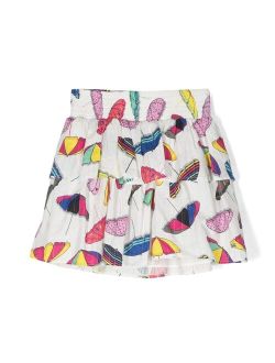 SONIA RYKIEL ENFANT graphic-print mini skirt